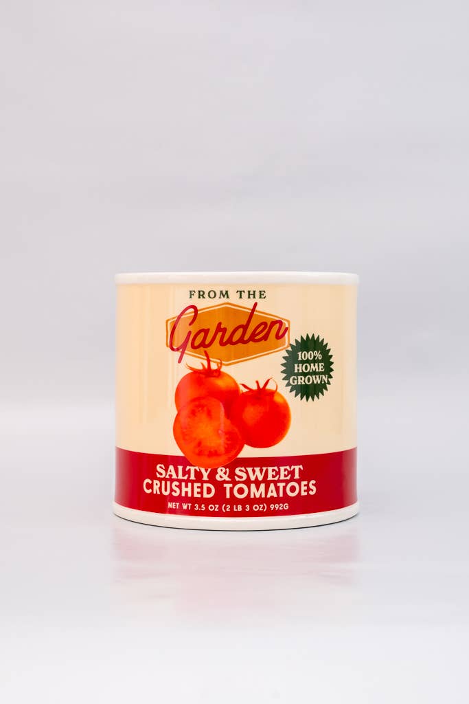 Ceramic Vase, Tomato Can