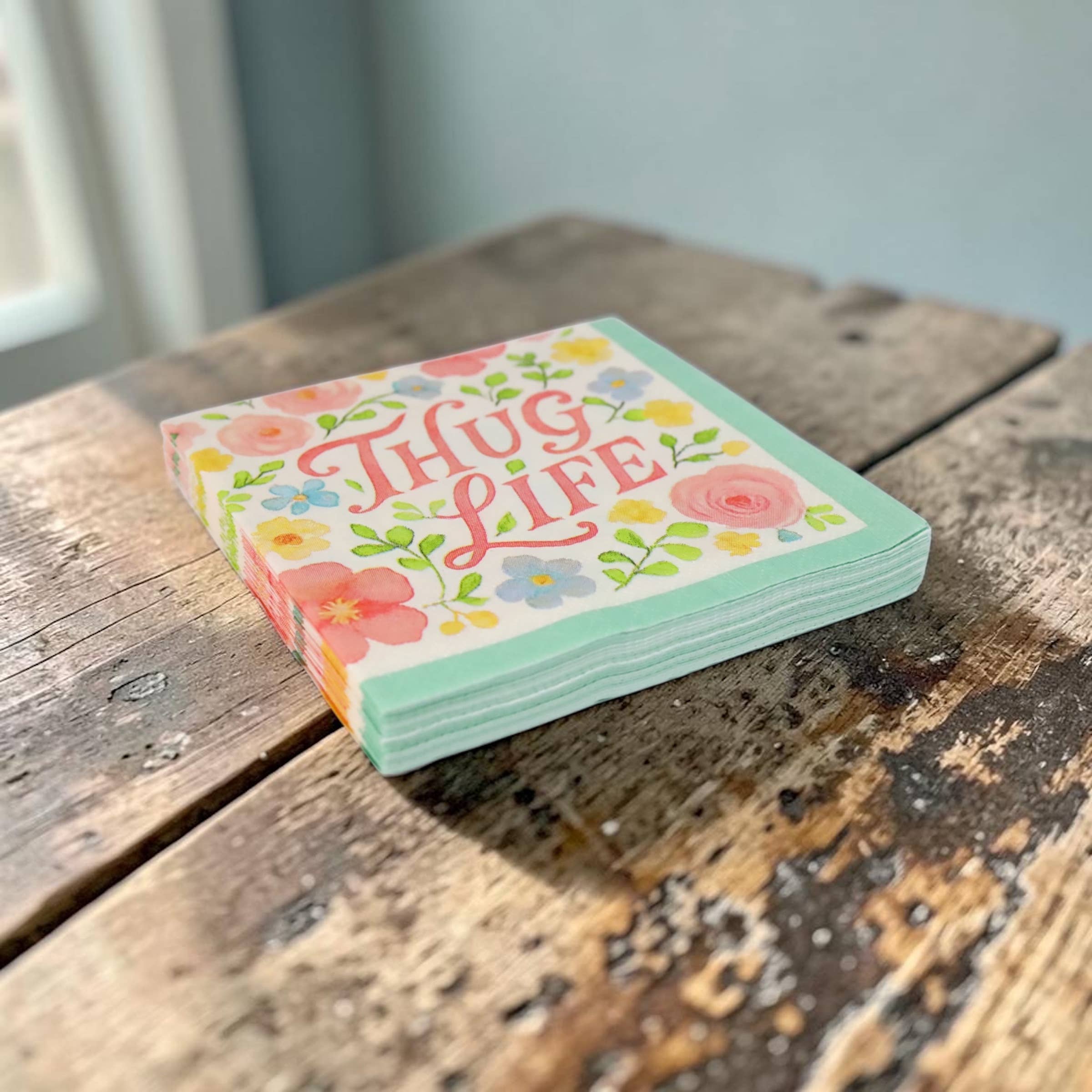 Thug Life - Funny Granny Cocktail Napkins