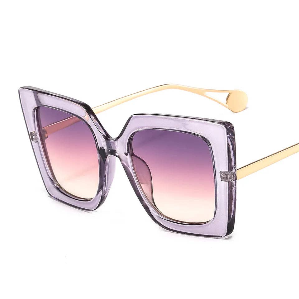 Lavender Retro Sunglasses