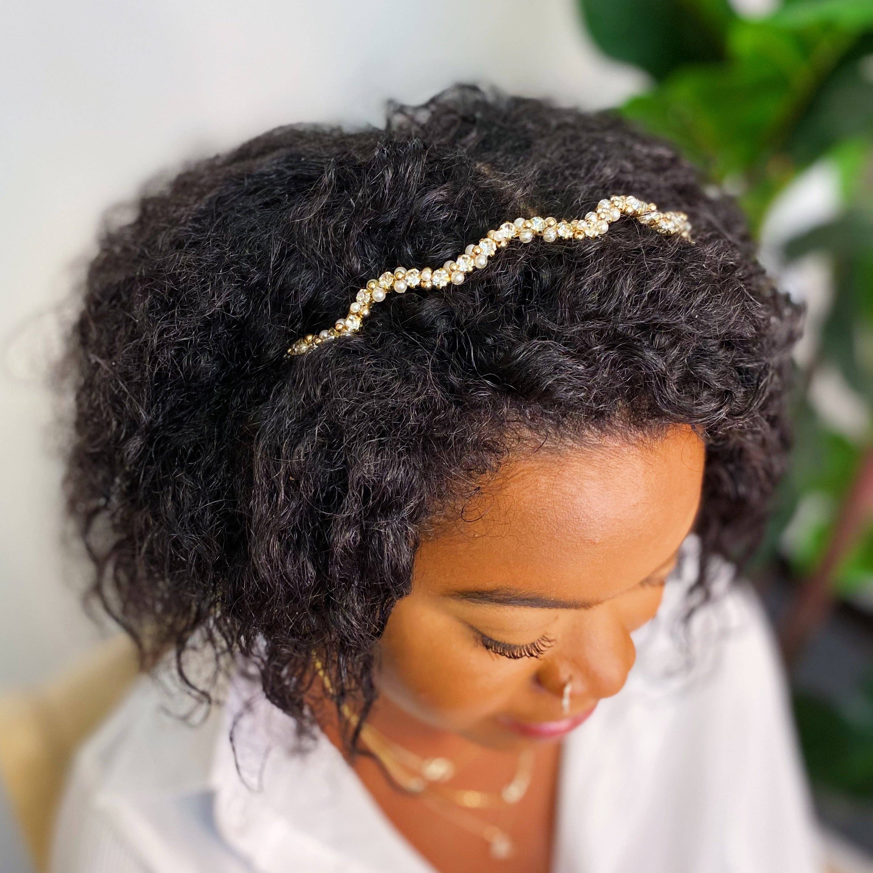 Pearl & Crystal Headband