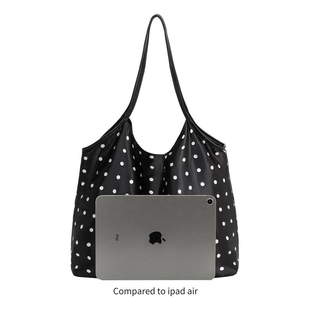 Cathy Ivory Polka Dot Tote Bag