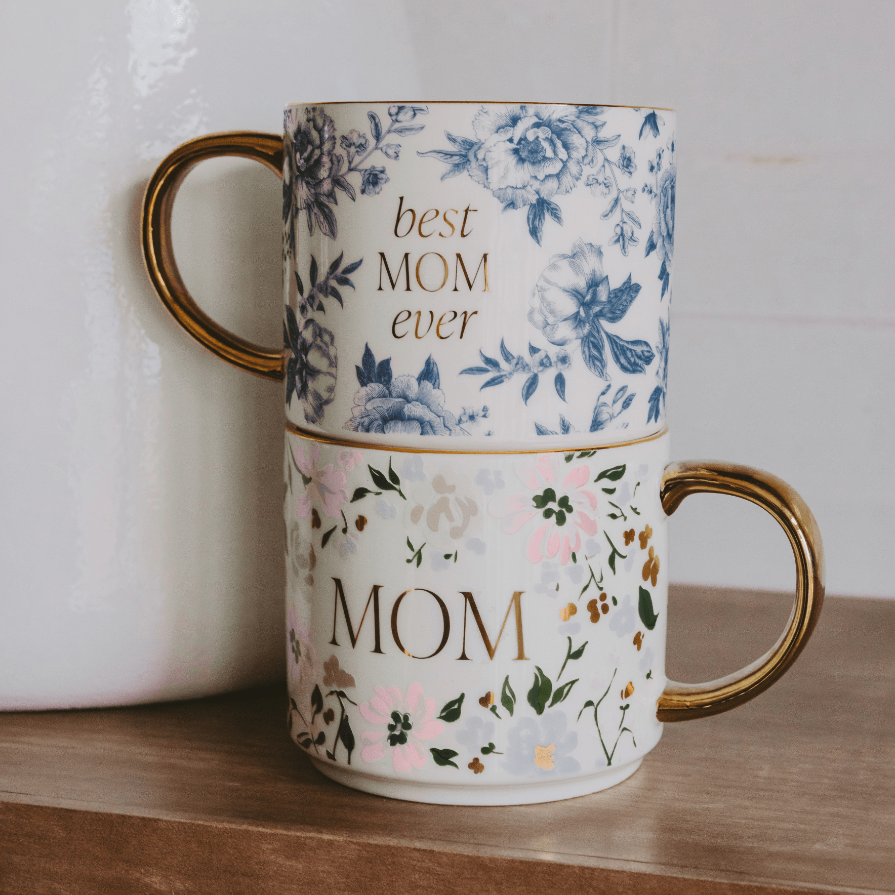 Floral Mom Coffee Mug - Mother's Day Gifts & Home Decor