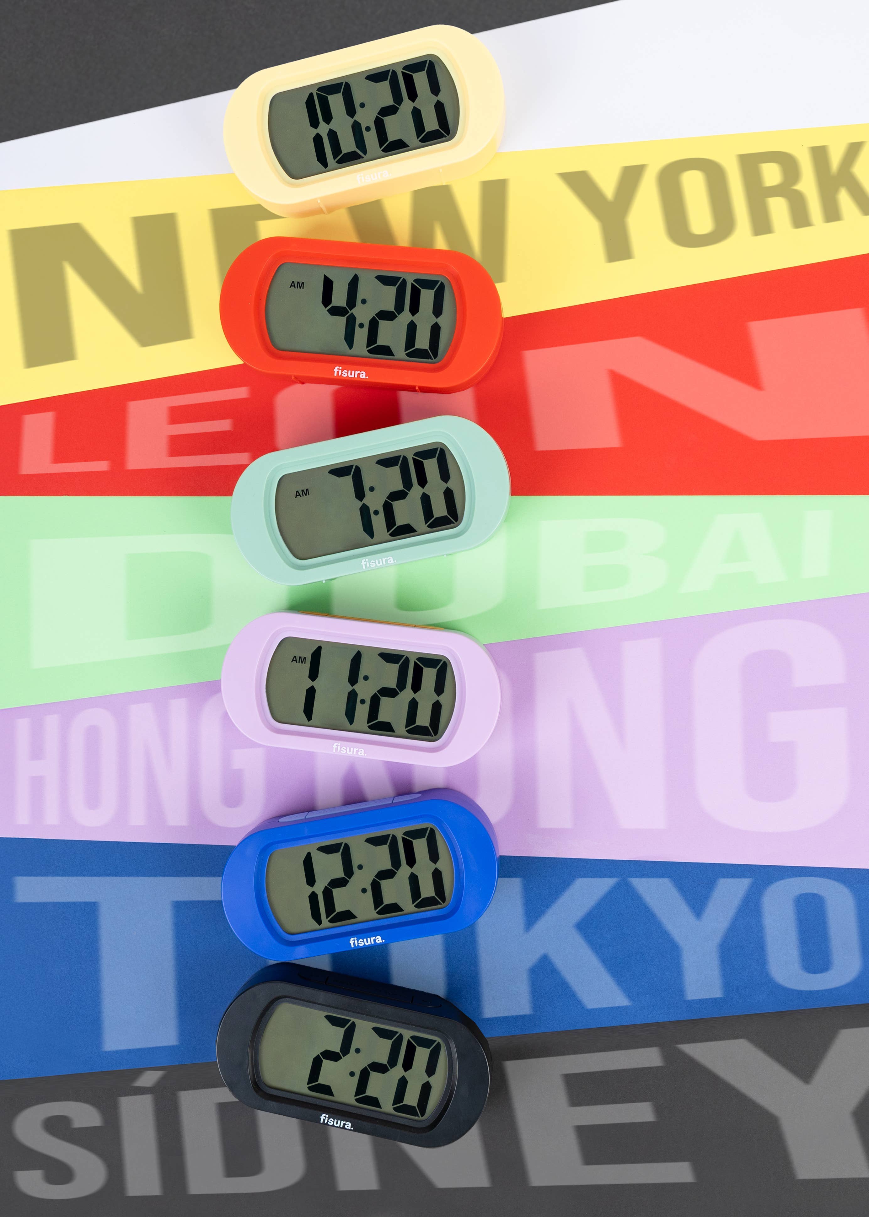 Lilac Gummy Clock