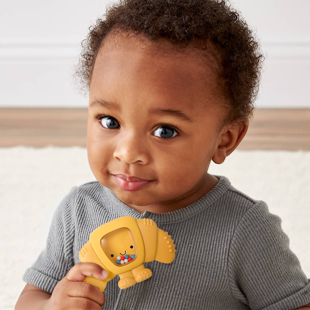 Sweetie Shake Plus™ - Teething + Rattle Toy - Tumbler, Croissant, or Sushi