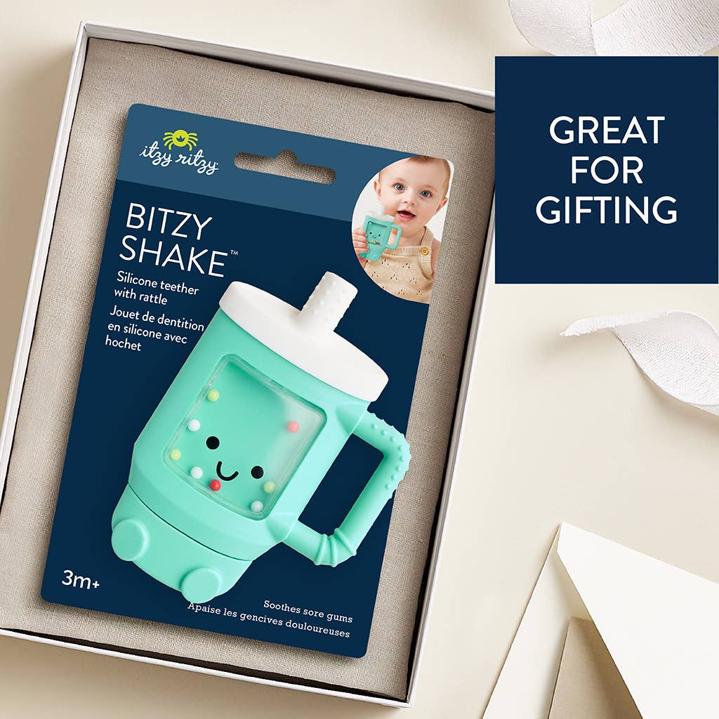 Bitzy Shake™ - Silicone Teether with Rattle