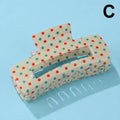 Holiday & Christmas Tree Stripe Hair Claw Clips