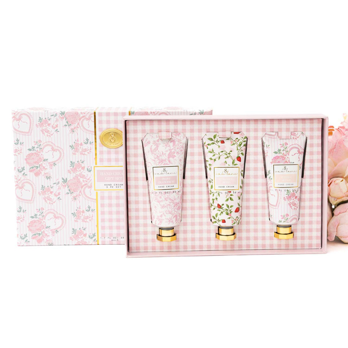 Sweetheart Blooms 3-Piece Hand Cream Gift Set