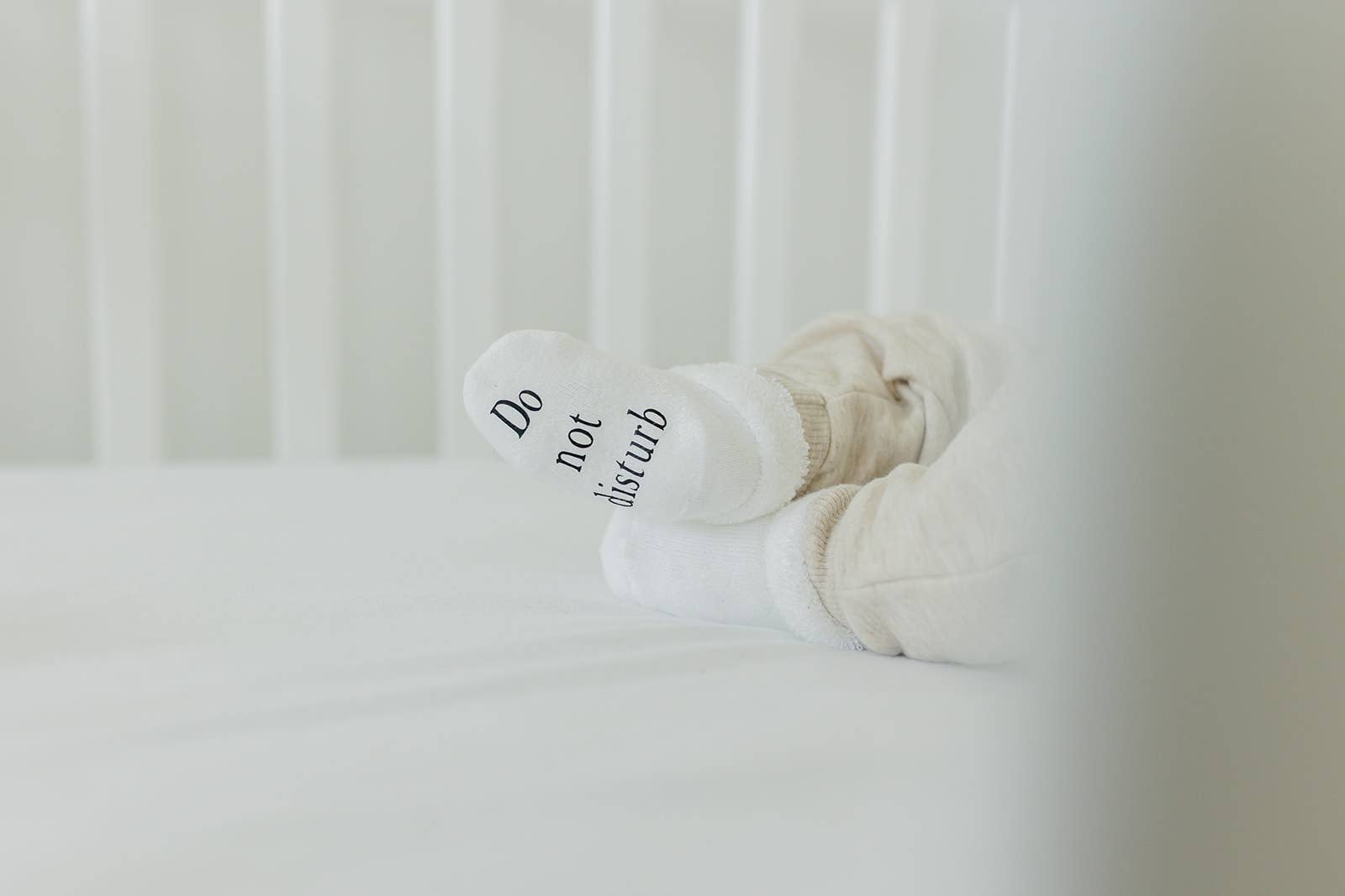 Baseball Socks Do not Disturb the Game is On Baby Socks