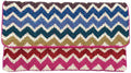 Chevron Multi Color Beaded Clutch
