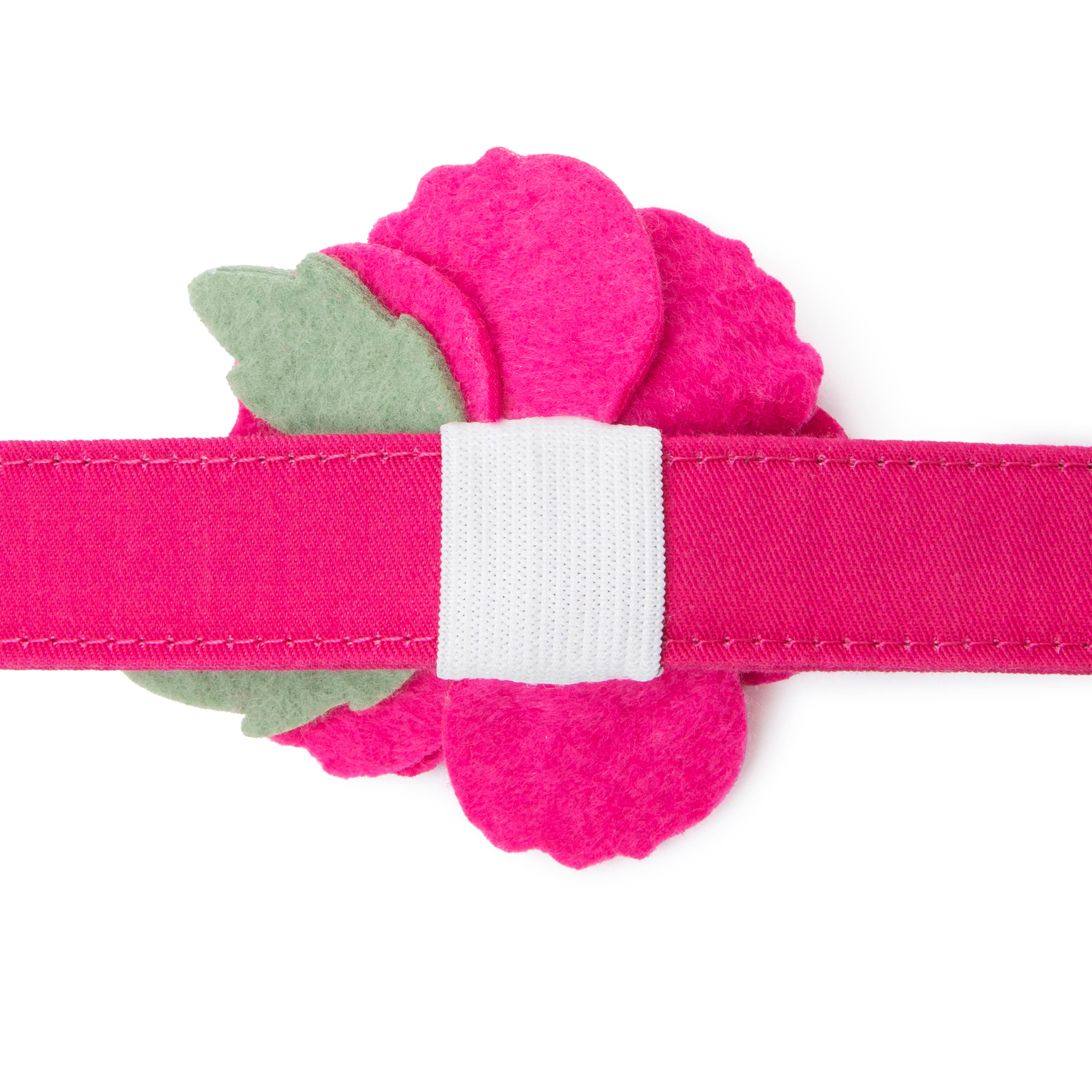 Peony Spring Dog Collar Flower Attachment