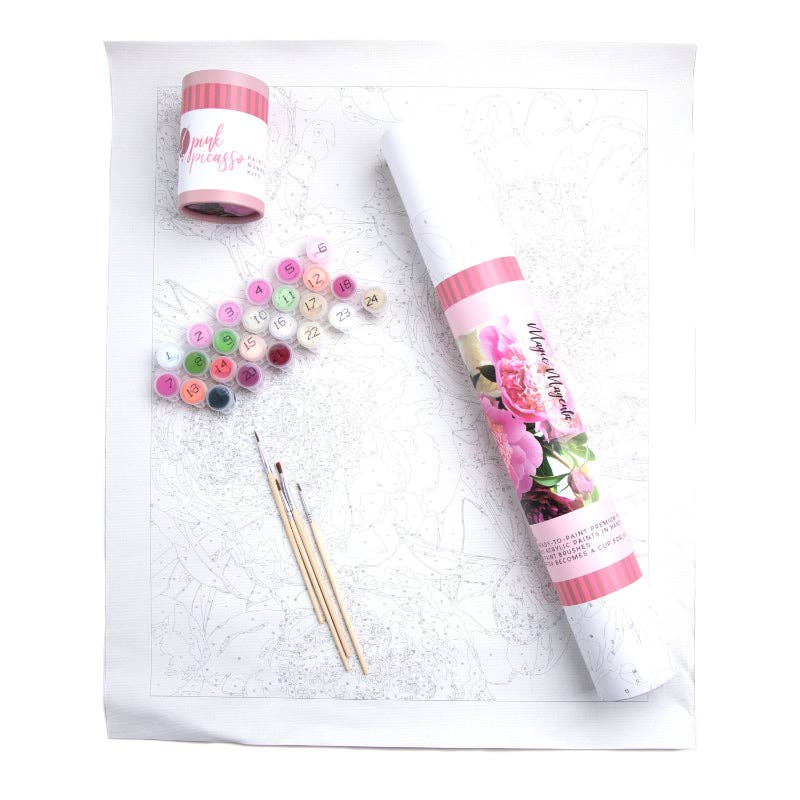 Magic Magenta Paint By Number