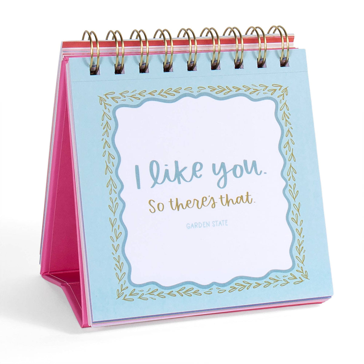 52 Weeks of Rom Com Quotes Desk Flip Calendar