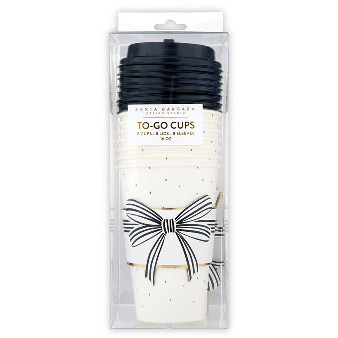 Paper To-Go Cup Set - Bow